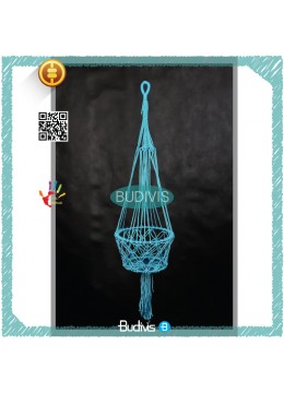 wholesale Hot Selling Macrame Plant Hanger Indoor Outdoor Hanging Planter Basket Jute Rope, Home Decoration